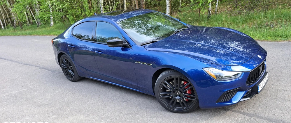 Maserati Ghibli cena 299000 przebieg: 16100, rok produkcji 2021 z Pasłęk małe 742